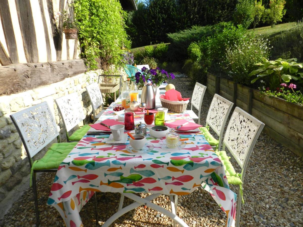 Le Pressoir Bed & Breakfast Beuvron en Auge Bagian luar foto